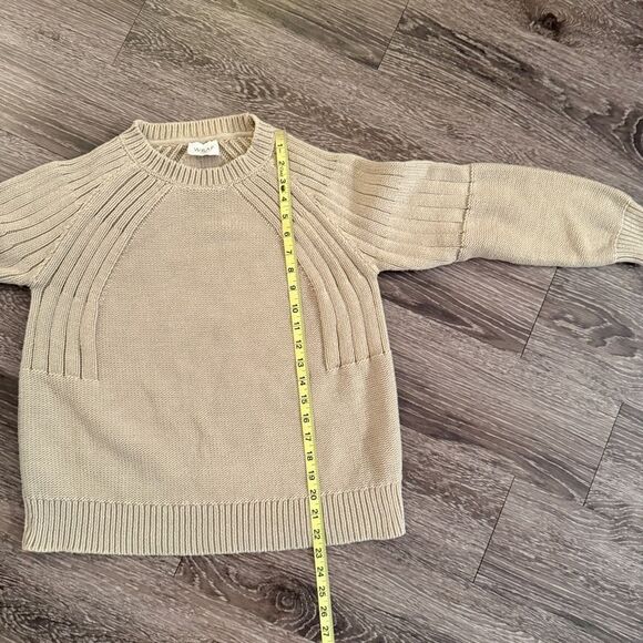 Wrap London Tan Cotton Sweater - Picture 8 of 9